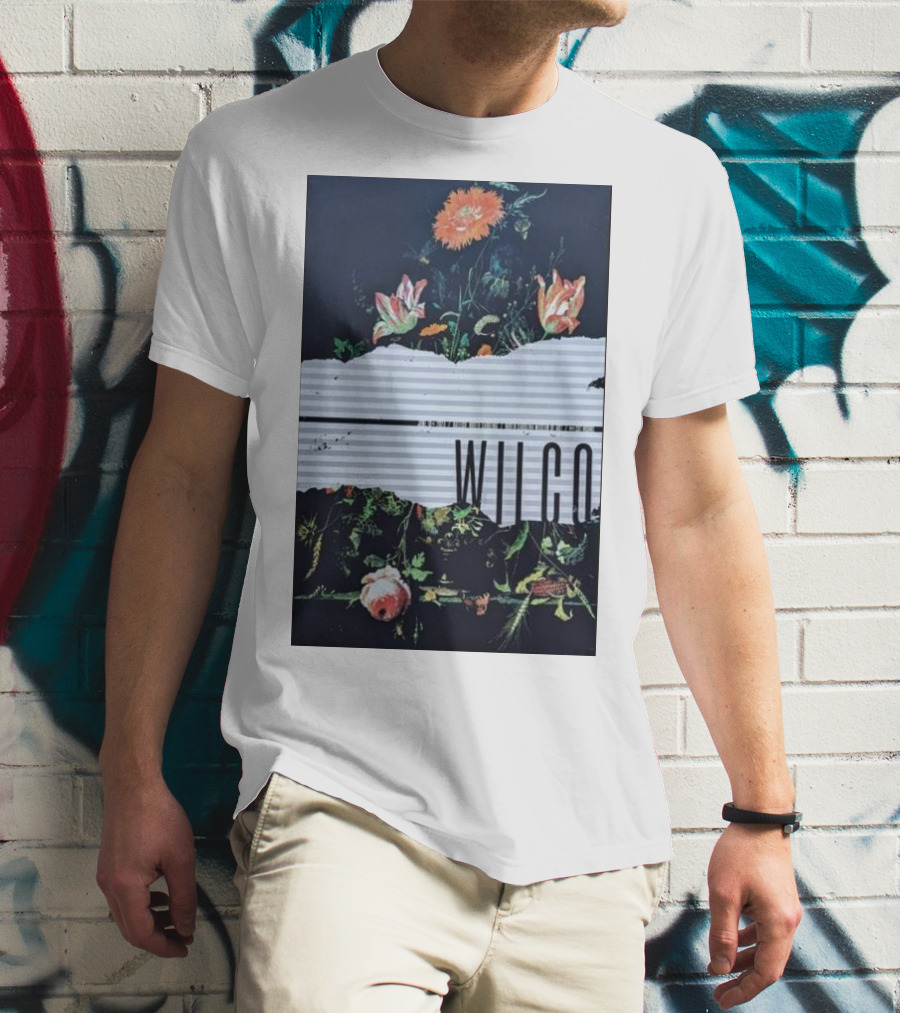 Wilco Concert North Carolina Museum Of Art Raleigh NC 6-18-2024 Floral T-Shirt