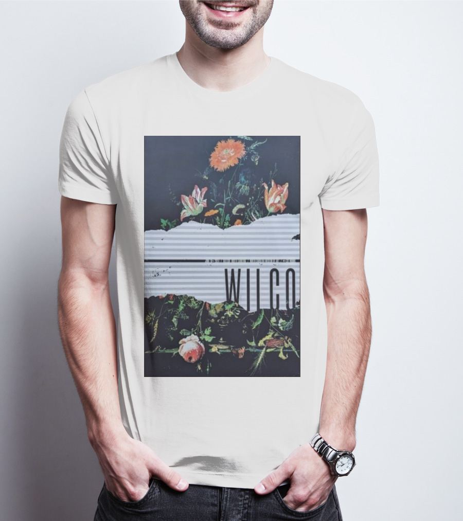 Wilco Concert North Carolina Museum Of Art Raleigh NC 6-18-2024 Floral T-Shirt