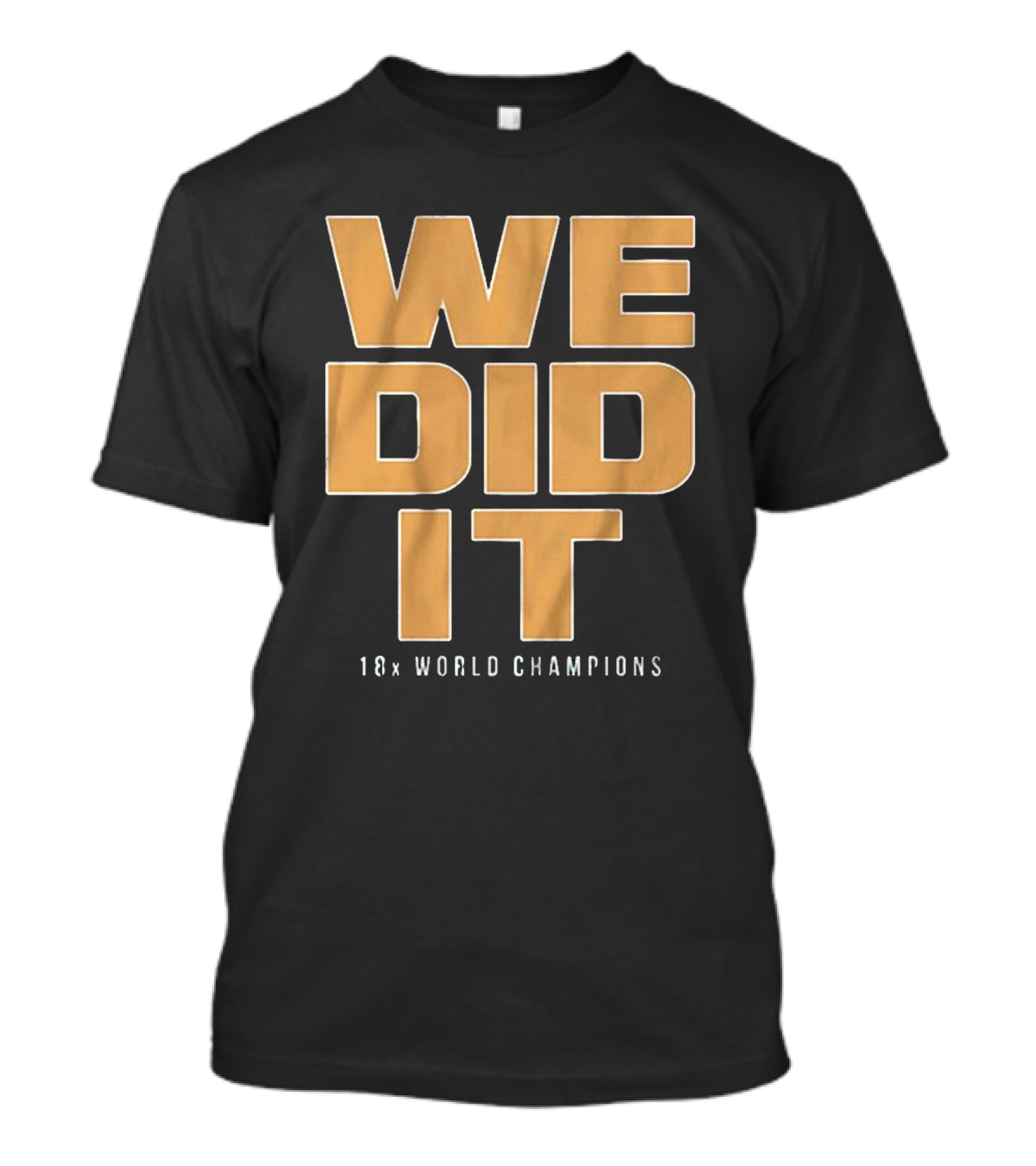 Boston Basketball We Did It 18x World Champions T-Shirt