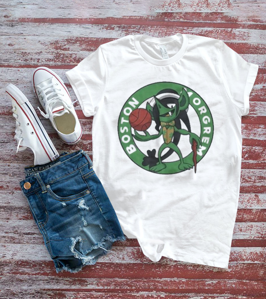 Boston Morgrem 2024 Basketball Mashup T-Shirt