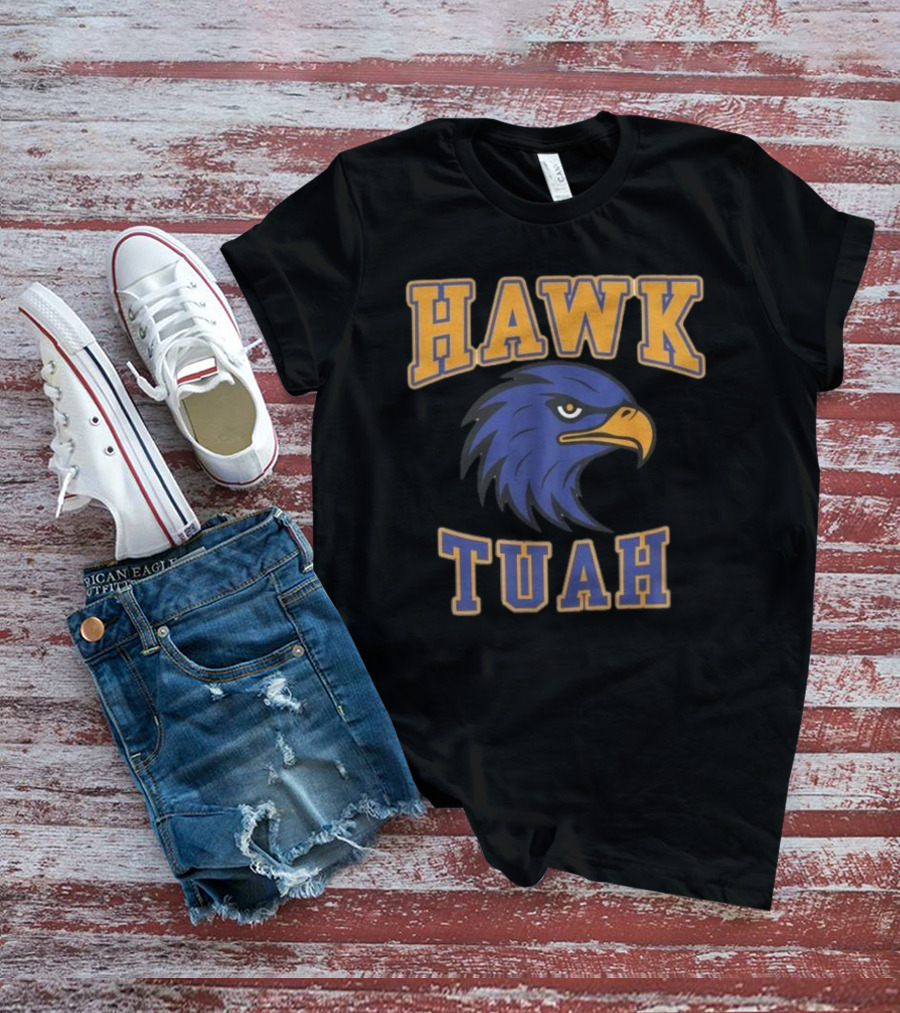 Hawk Tuah Team Spirit Blue Eagle T-Shirt