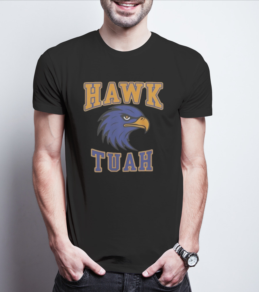Hawk Tuah Team Spirit Blue Eagle T-Shirt