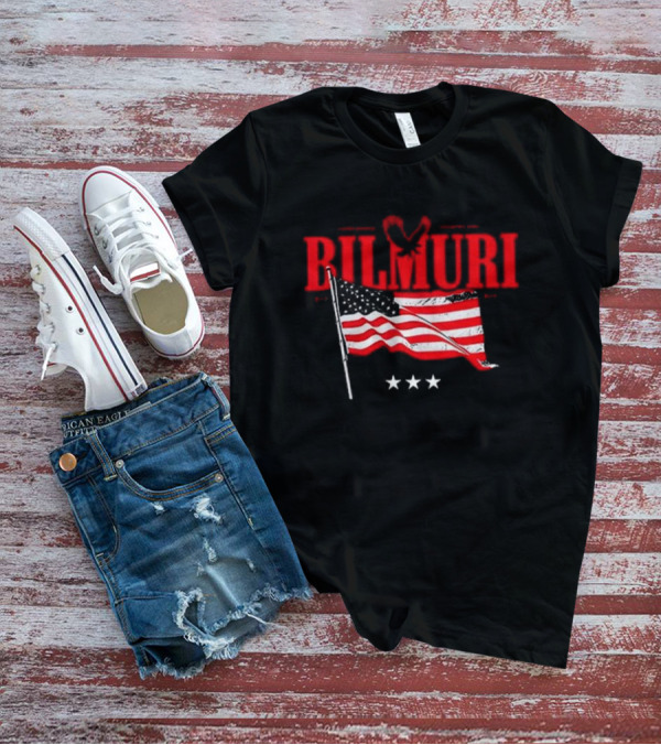 Bilmuri Corn Based Country Emo American Flag Stars Eagle T-Shirt