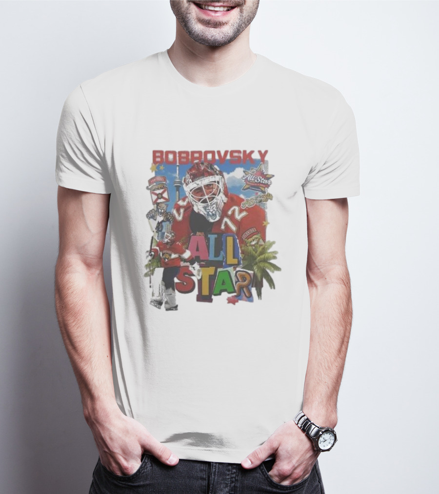 Bobrovsky All Star 72 Florida Panthers NHL T-Shirt