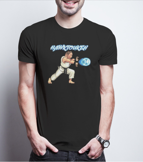 Hawktouken 2024 Fighter Classic Gaming Power Move T-Shirt