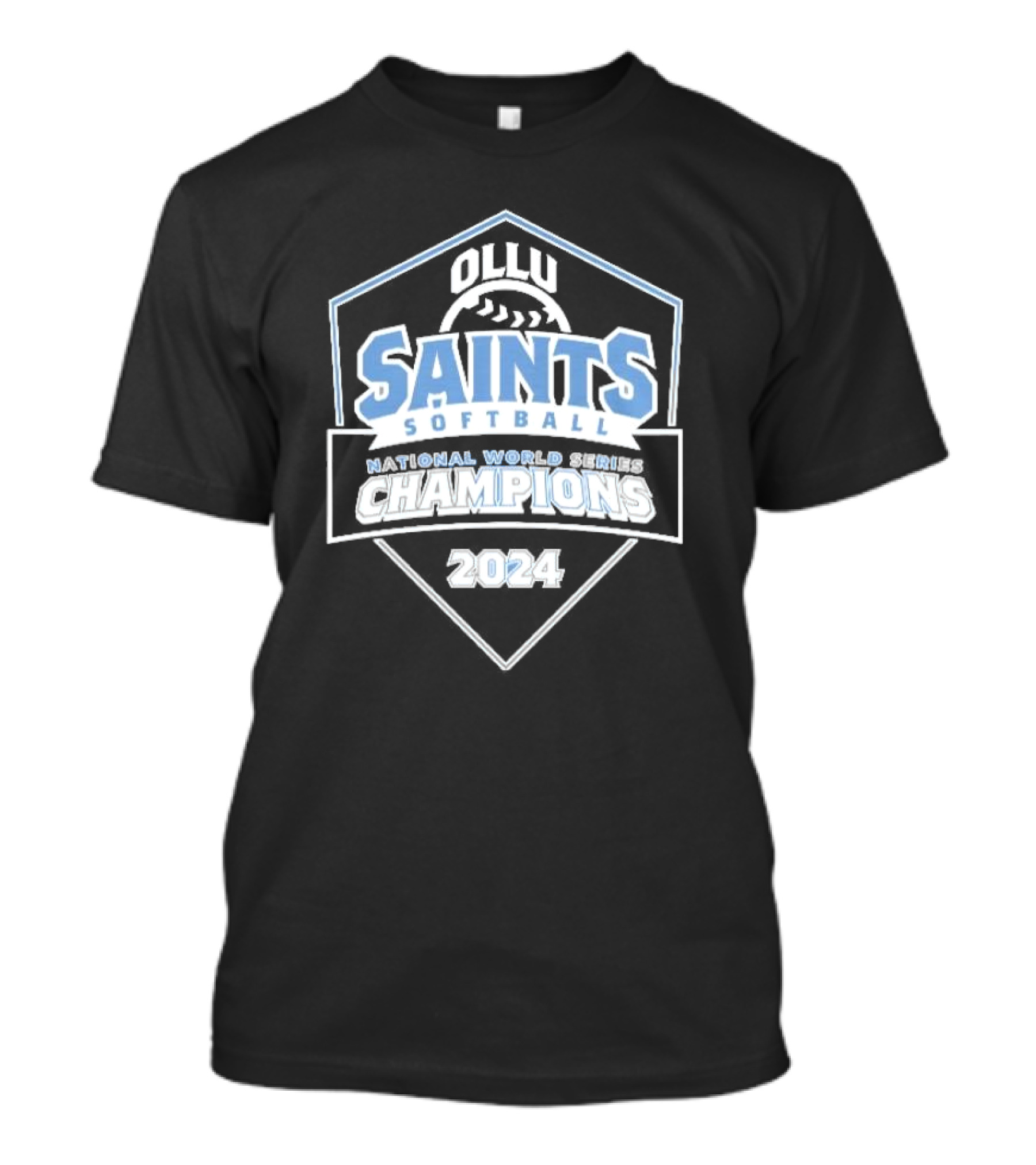 OLLU Saints Softball National World Series Champions T-Shirt