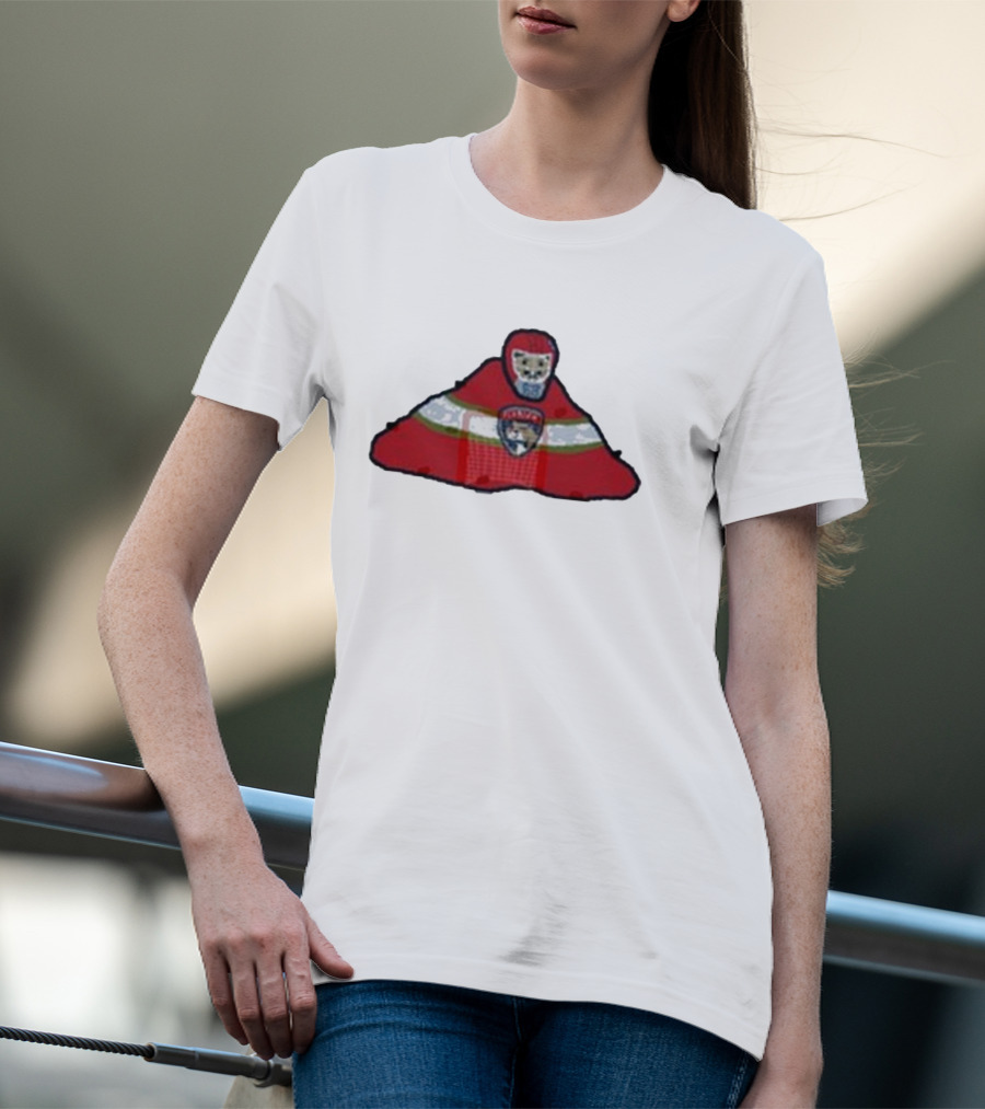 Florida Panthers Hockey Blob Sergei Bobrovsky T-Shirt