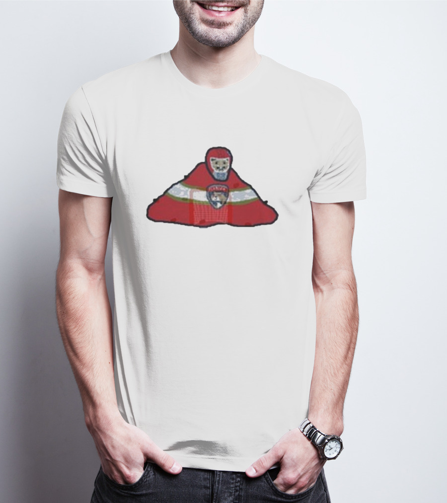 Florida Panthers Hockey Blob Sergei Bobrovsky T-Shirt