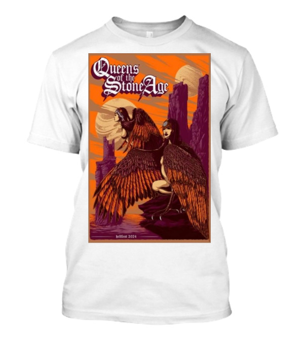 Queens Of The Stone Age Hellfest 2024 Mythical Infernopolis T-Shirt