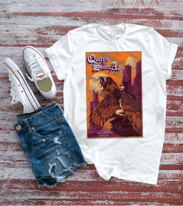 Queens Of The Stone Age Hellfest 2024 Mythical Infernopolis T-Shirt