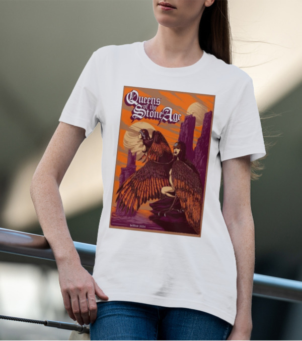 Queens Of The Stone Age Hellfest 2024 Mythical Infernopolis T-Shirt