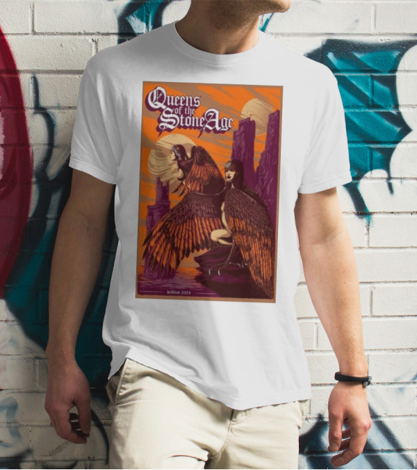 Queens Of The Stone Age Hellfest 2024 Mythical Infernopolis T-Shirt