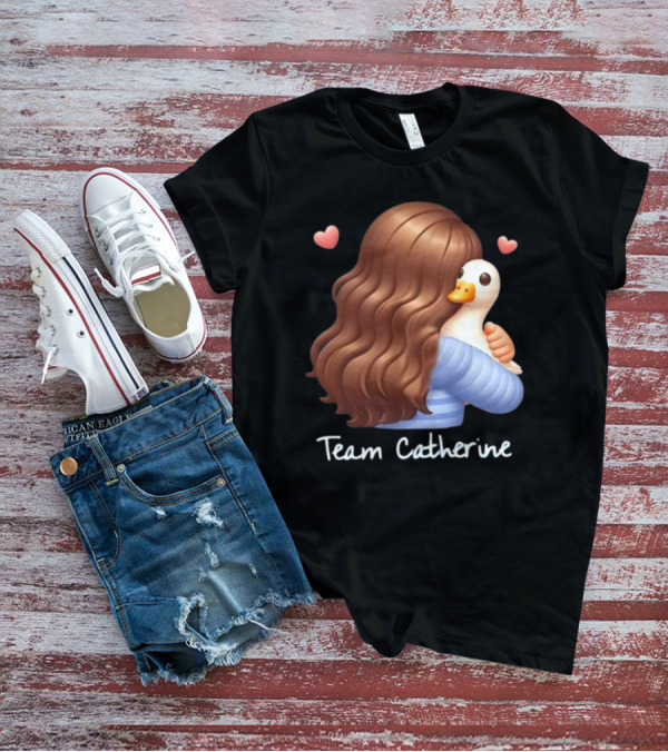 Team Catherine Real Housewives Recaps Duck Emoji Hearts T-Shirt