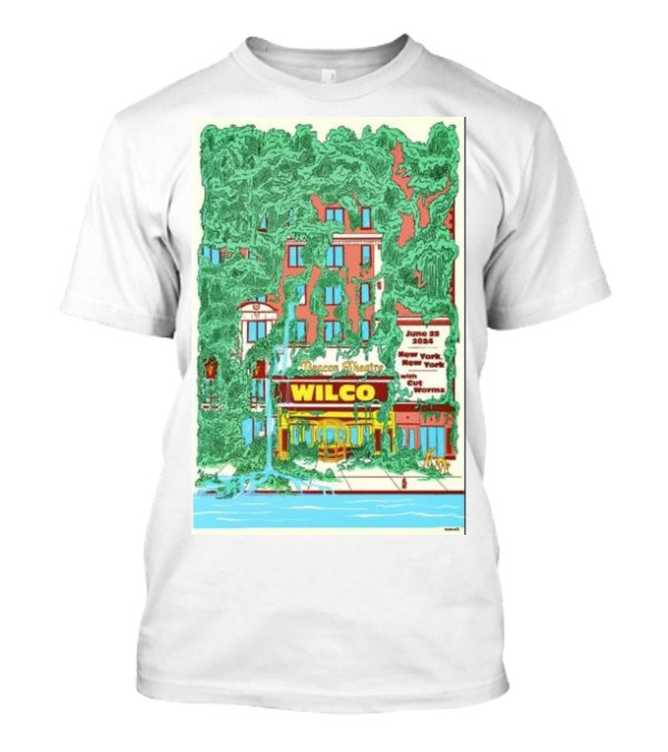 Wilco Beacon Theatre New York NY June 22 2024 Cruel Country The War On Drugs T-Shirt