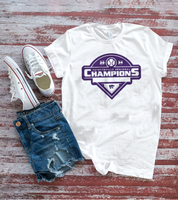 Kansas State Baseball 2024 Fayetteville Regional Champions T-Shirt
