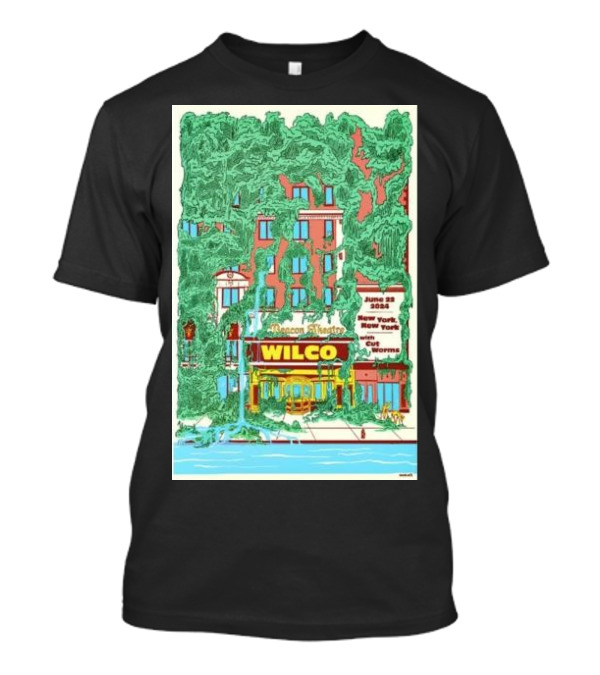 Wilco Live At Beacon Theatre New York NY June 22 2024 With The Warm Ears T-Shirt
