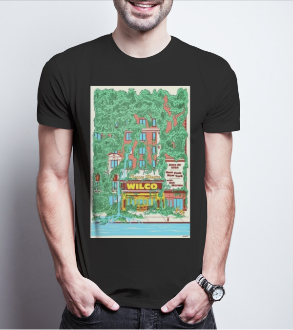 Wilco Live At Beacon Theatre New York NY June 22 2024 With The Warm Ears T-Shirt