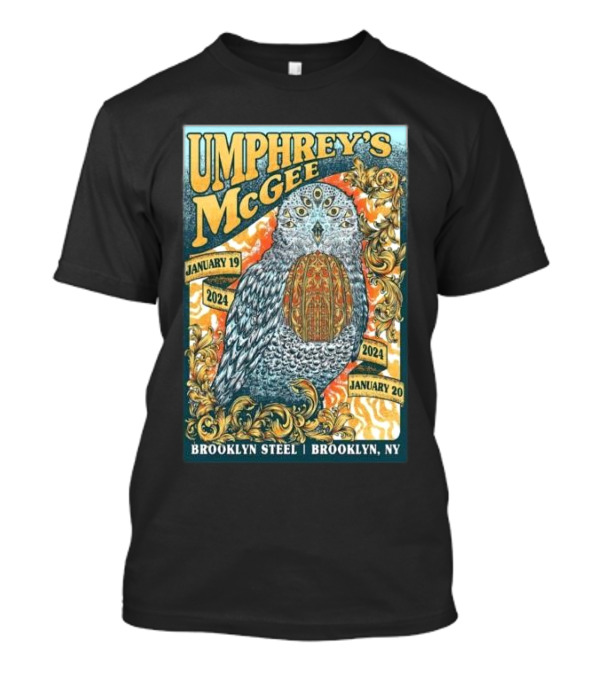Umphrey’s McGee January 19-20 2024 Brooklyn Steel Brooklyn NY T-Shirt