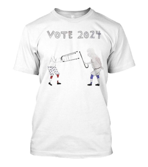 Vote 2024 Biden And Trump Comedy Face-Off T-Shirt