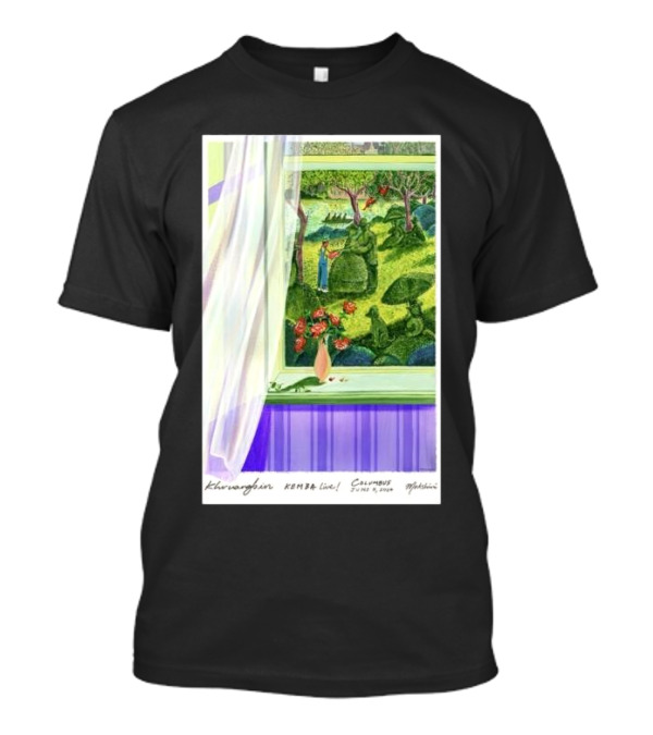 Khruangbin KEMBA Live Columbus OH June 5 2024 Garden Window Scene T-Shirt
