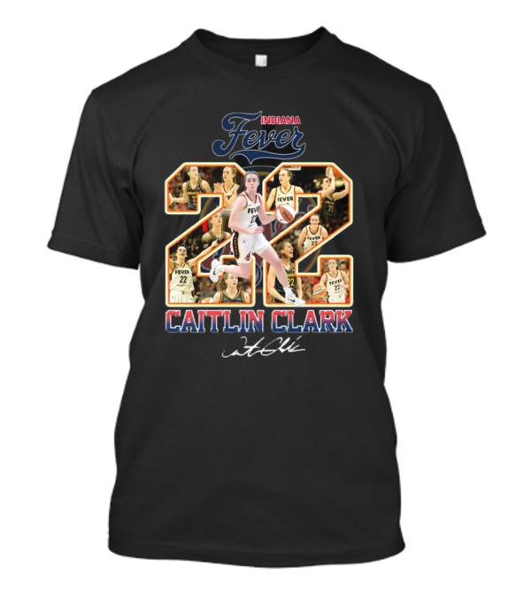 Indiana Fever Caitlin Clark 22 WNBA Star Signature Champions T-Shirt