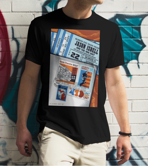 Kalamazoo State Theatre Jason Isbell And The 400 Unit June 22 2024 Special Guest S.G. Goodman T-Shirt