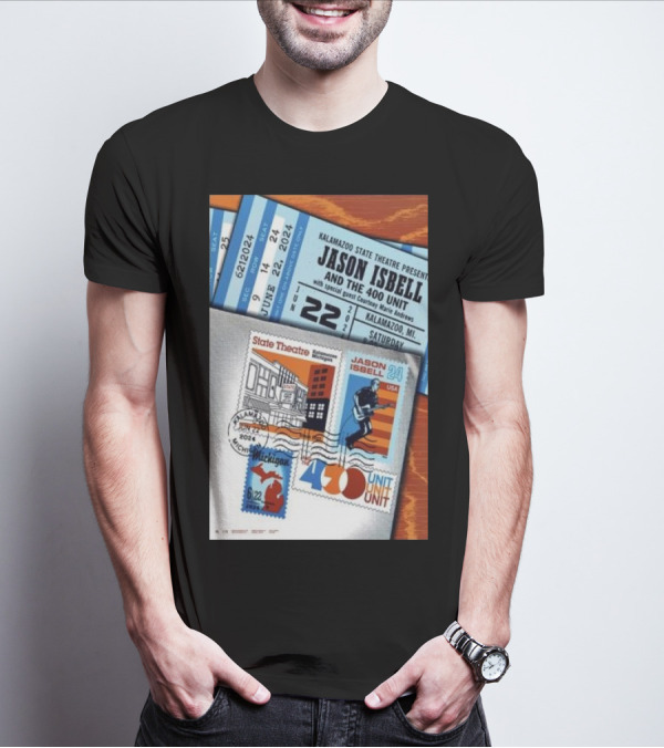 Kalamazoo State Theatre Jason Isbell And The 400 Unit June 22 2024 Special Guest S.G. Goodman T-Shirt