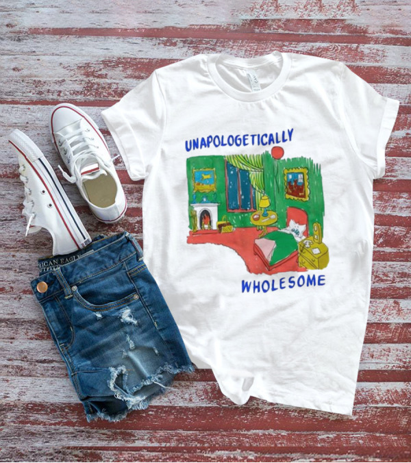 Unapologetically Wholesome Cozy Bedroom Scene T-Shirt