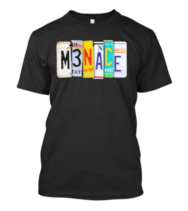 Kanel Joseph 2024 M3NACE License Plate T-Shirt