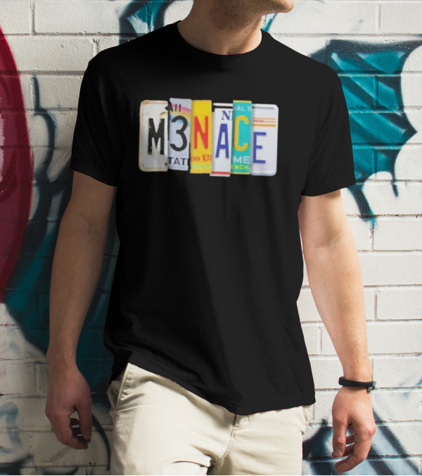 Kanel Joseph 2024 M3NACE License Plate T-Shirt