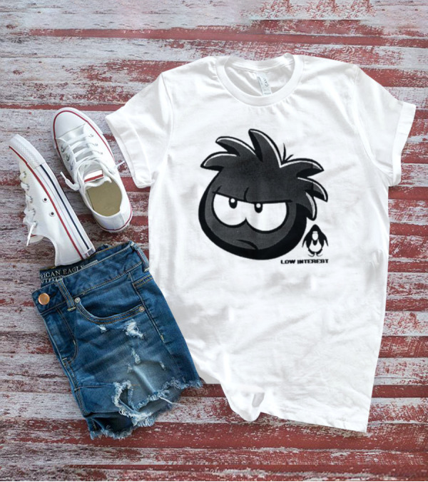 Club Penguin Low Interest Grumpy Puffle With Penguin T-Shirt