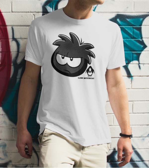 Club Penguin Low Interest Grumpy Puffle With Penguin T-Shirt