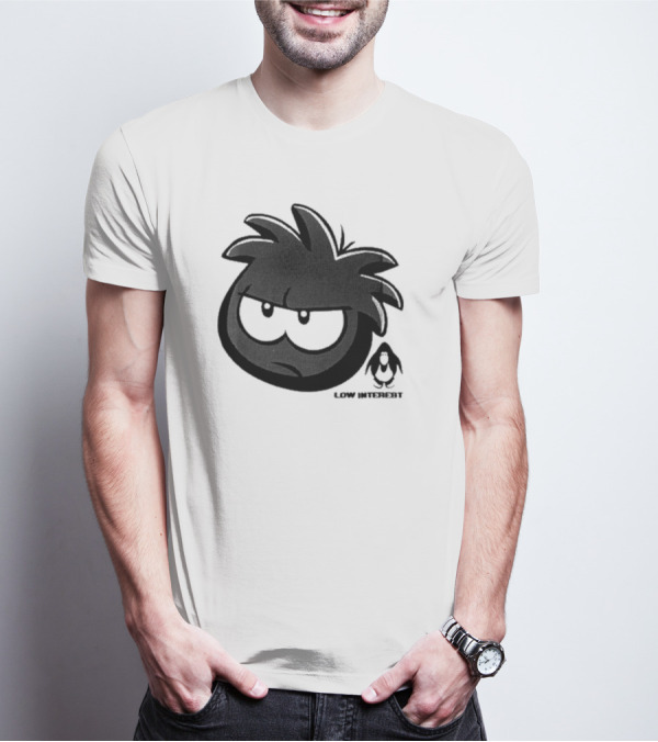 Club Penguin Low Interest Grumpy Puffle With Penguin T-Shirt