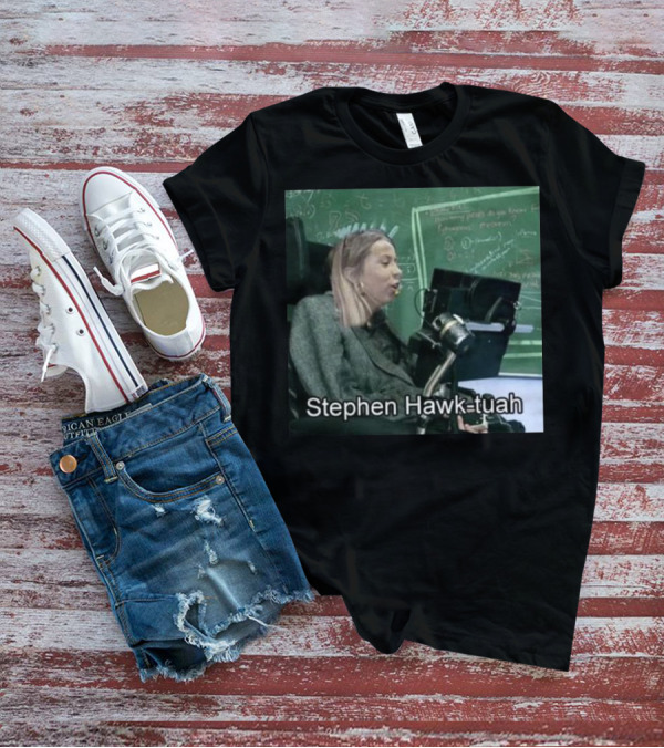 Stephen Hawk-Tuah Chalkboard Equations T-Shirt