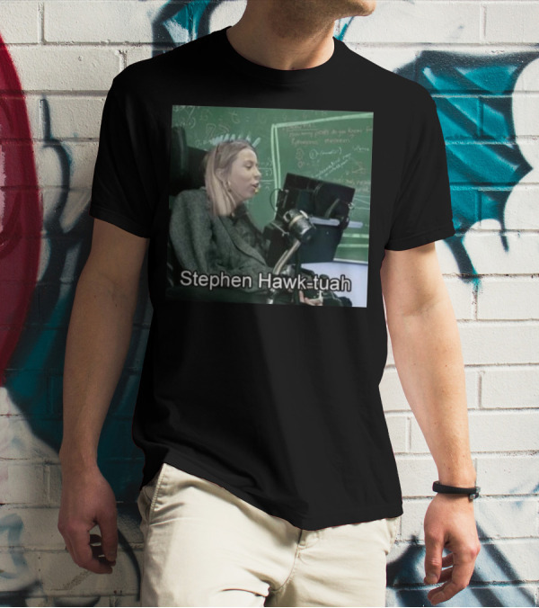 Stephen Hawk-Tuah Chalkboard Equations T-Shirt
