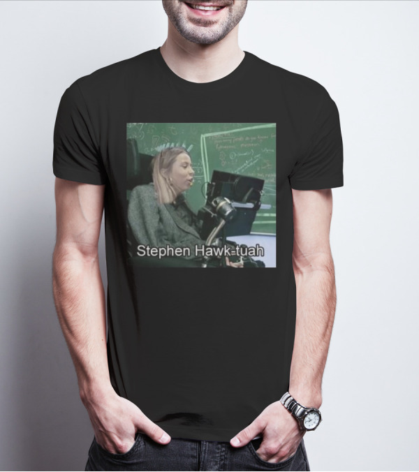 Stephen Hawk-Tuah Chalkboard Equations T-Shirt
