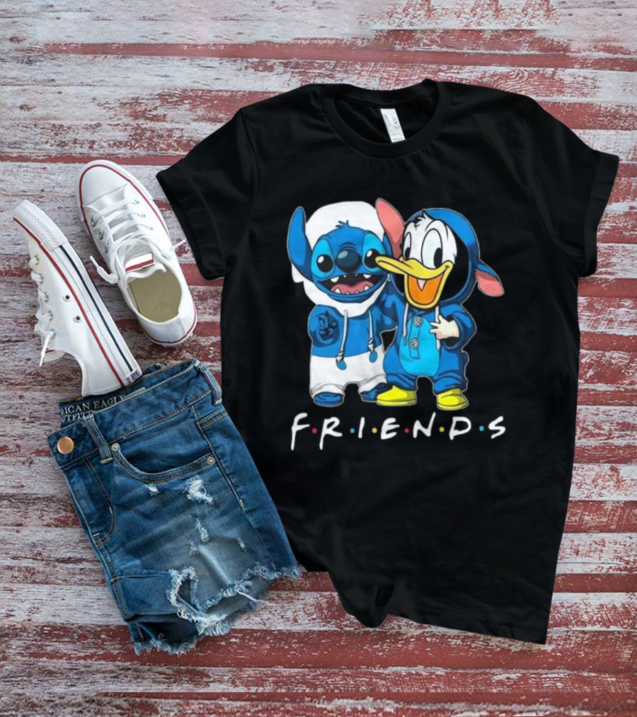 Friends Stitch And Donald Duck Disney Best Friends For Life T-Shirt