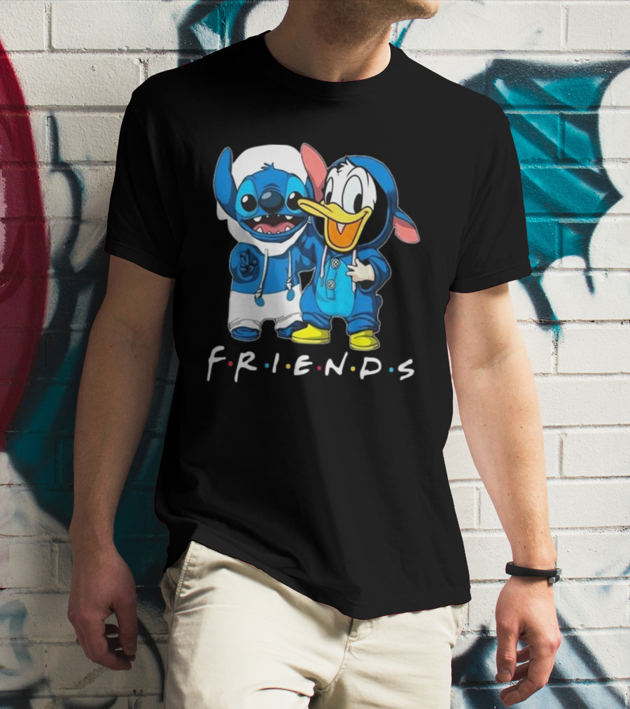 Friends Stitch And Donald Duck Disney Best Friends For Life T-Shirt