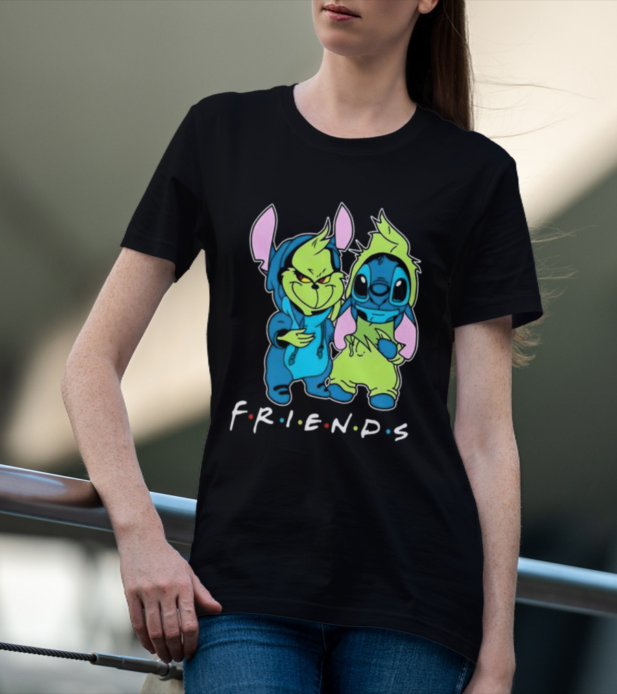 Stitch And Grinch Disney Friends Best Friends For Life T-Shirt