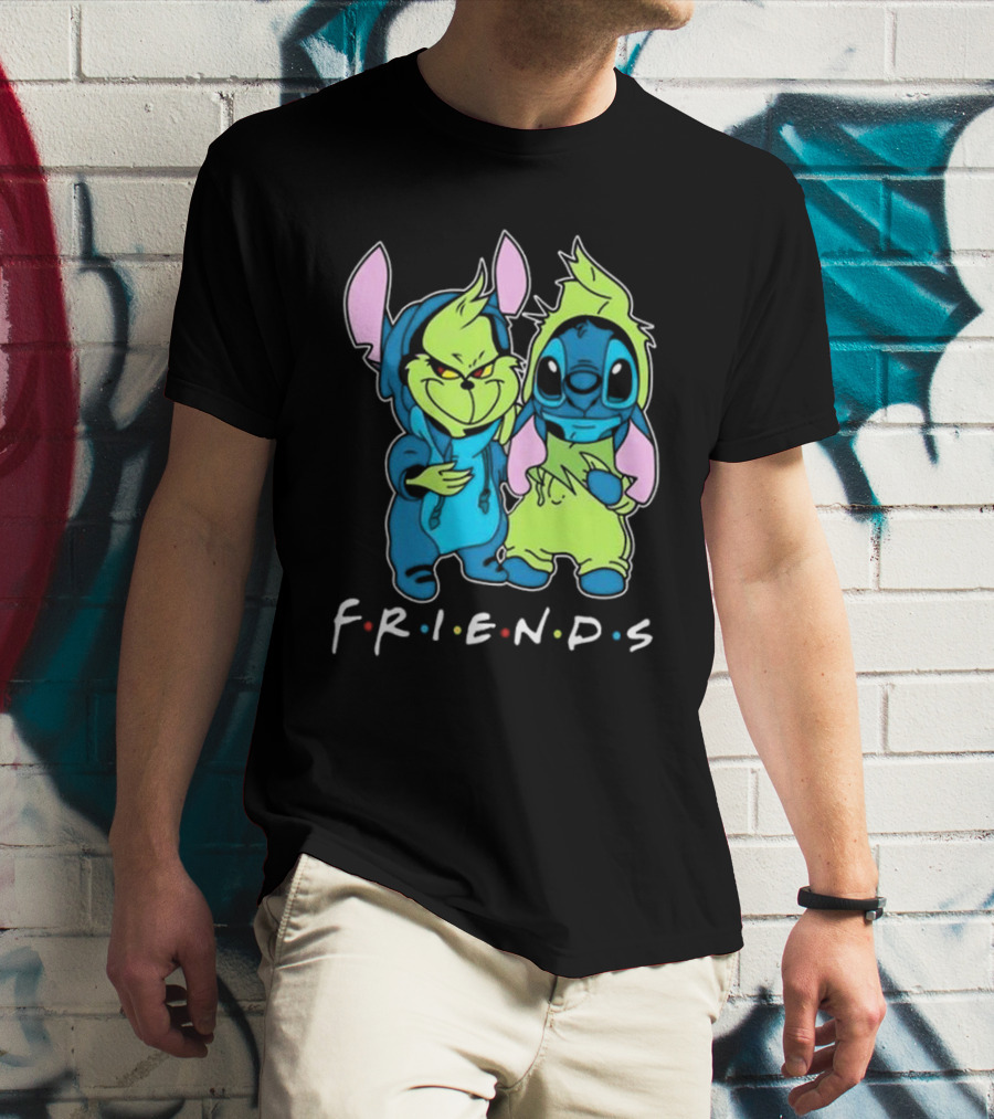 Stitch And Grinch Disney Friends Best Friends For Life T-Shirt