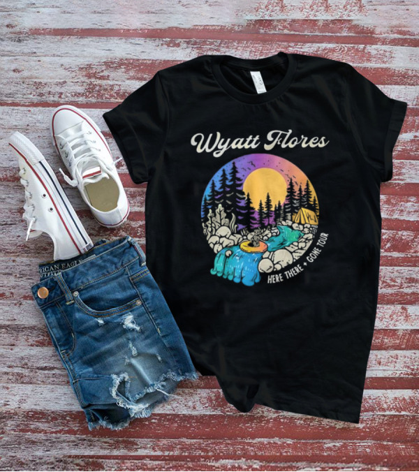 Wyatt Flores Here There Gone Tour Camping River Scene T-Shirt
