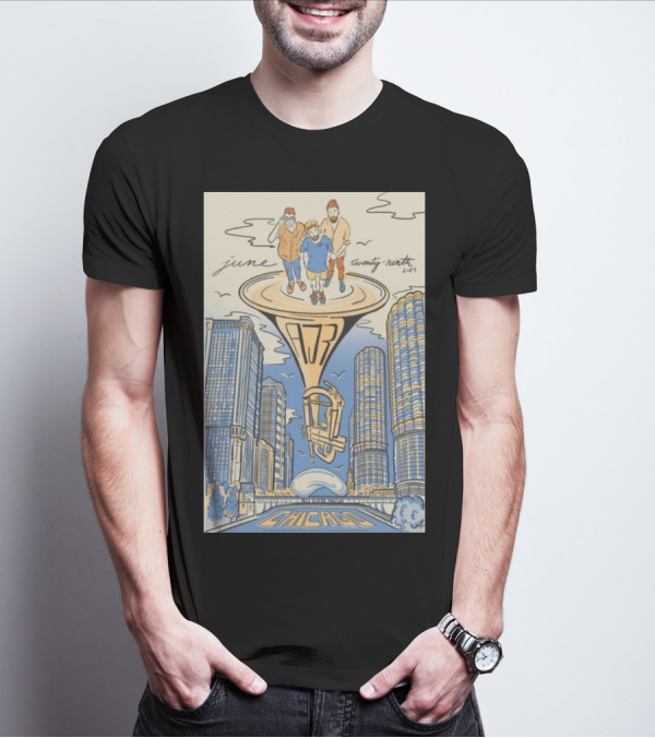 June Twenty-Ninth 2024 AJR In Chicago At Allstate Arena T-Shirt