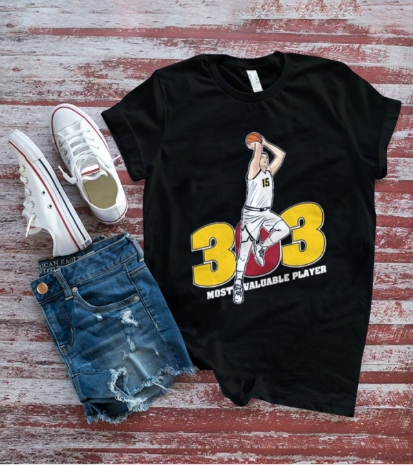 Nikola Jokic 303 Most Valuable Player Basketball 15 T-Shirt