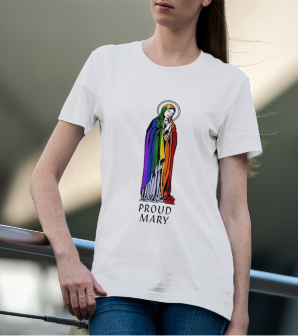 Proud Mary With Rainbow Pride Flag Colors T-Shirt