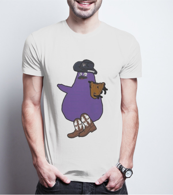Grimace All Star Game Lfgm 2024 Cowboy Boots Baseball Glove T-Shirt