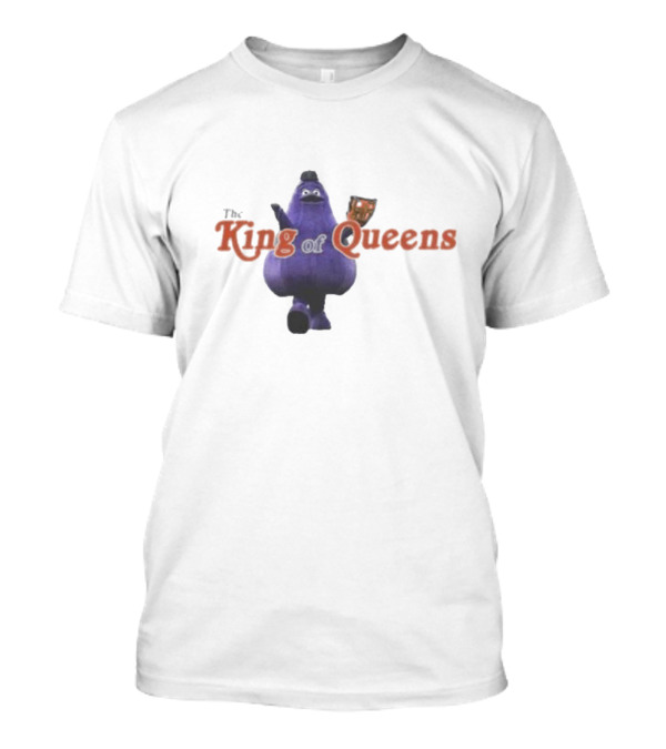 Grimace King Of Queens Mets 2024 Crossover Concept T-Shirt
