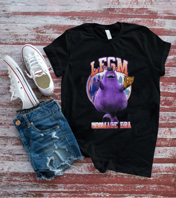 LFGM Grimace Era Mets Baseball Crossover T-Shirt
