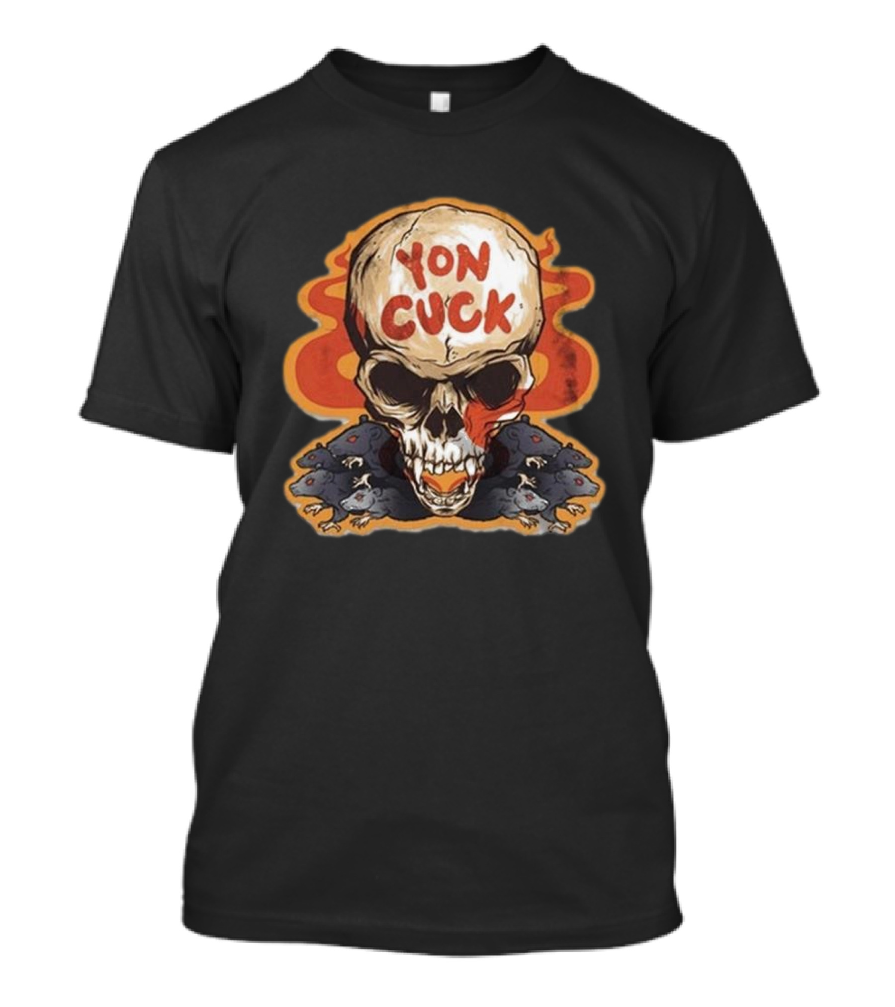 Mcelroy Yon Cuck Skull With Rats T-Shirt