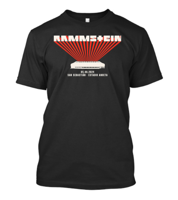 Rammstein 05.06.2024 San Sebastián Estadio Anoeta Tour T-Shirt