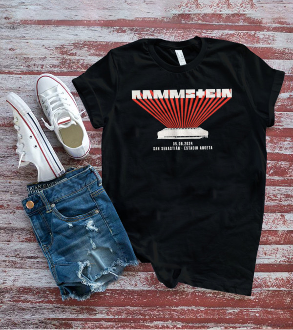 Rammstein 05.06.2024 San Sebastián Estadio Anoeta Tour T-Shirt
